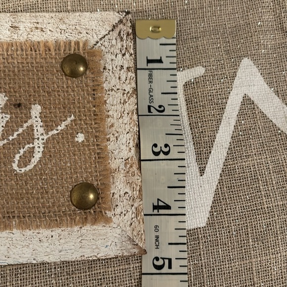 26x13 pillow cover with zipper. And a Mr. & Mrs. sign - Picture 12 of 13